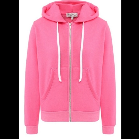 Wildfox Pink Paws Zip Up Hoodie Jacket - Picture 2 of 2